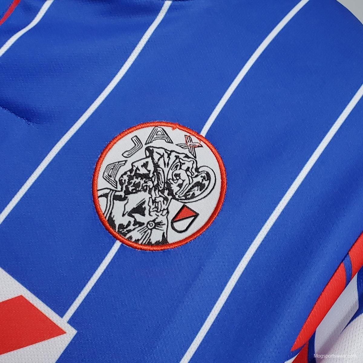 Retro 1990 Ajax away Soccer Jersey