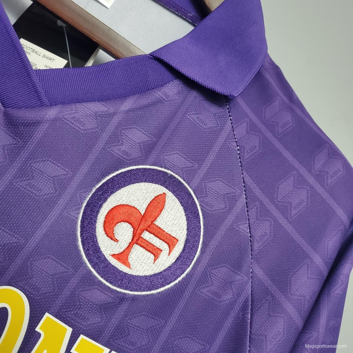 Retro Fiorentina 89/90 home Soccer Jersey