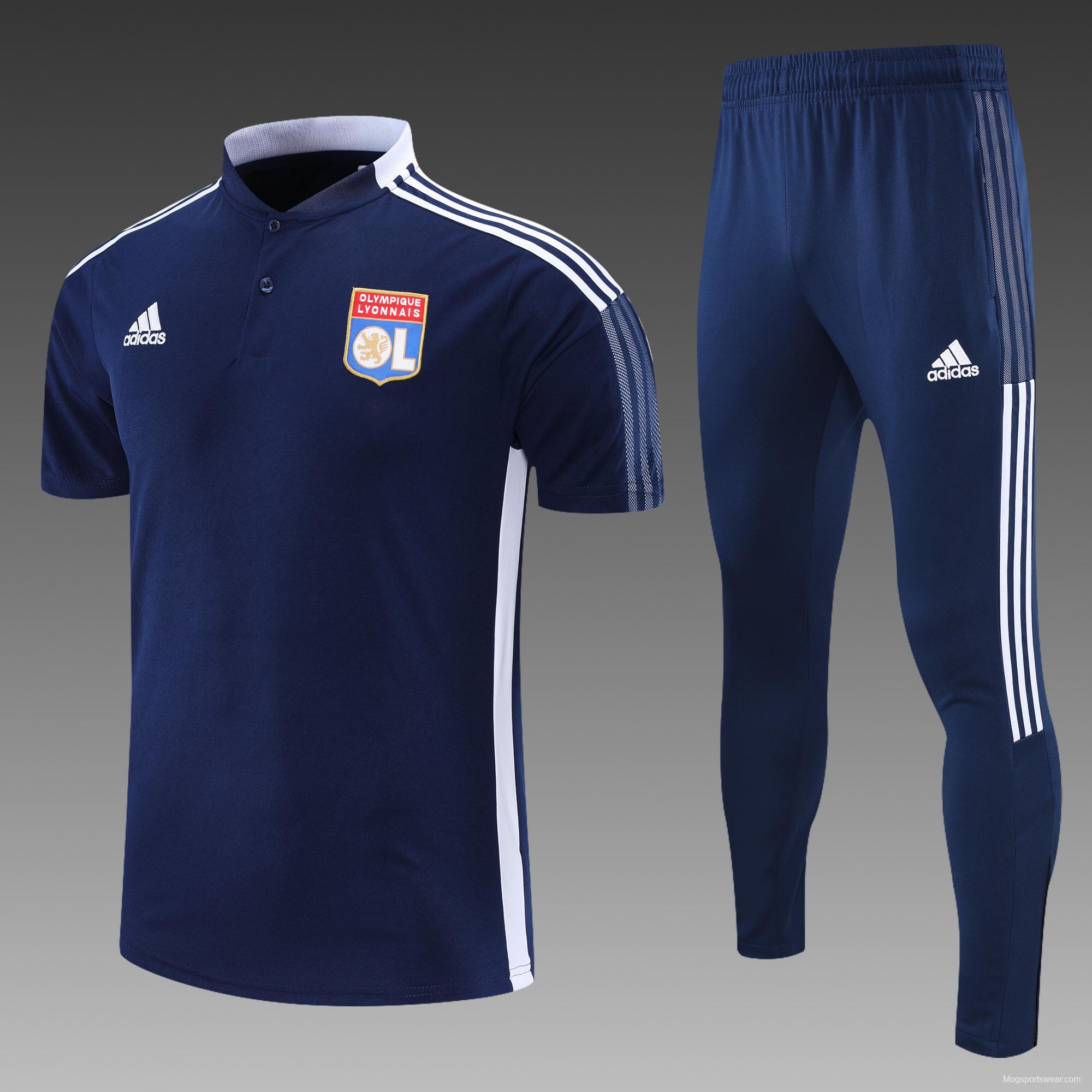 Olympique Lyonnais POLO kit dark blue (not supported to be sold separately)