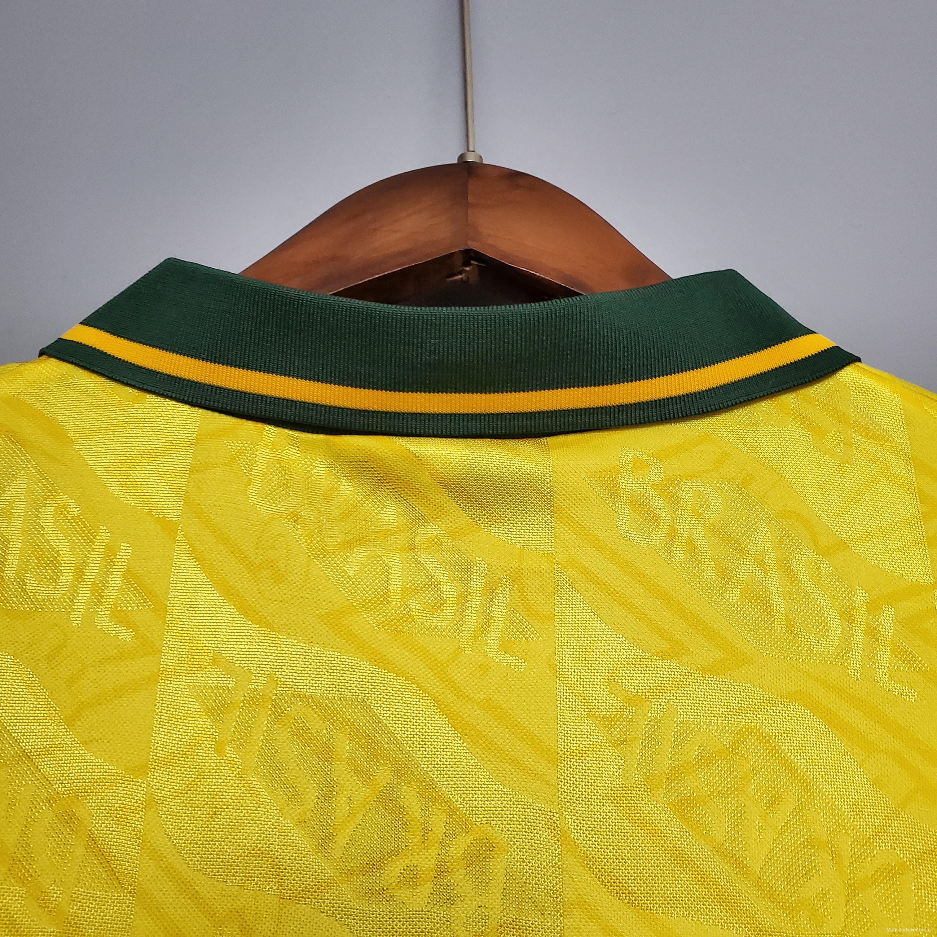 Retro Brazil 91/93 home Soccer Jersey