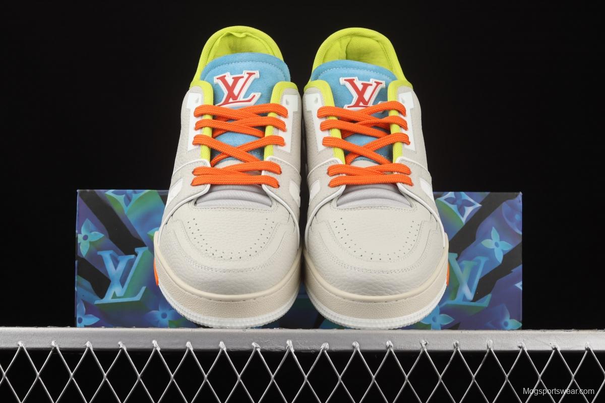 Authentic LV 2021s LV Trainer is limited to the latest color matching in autumn