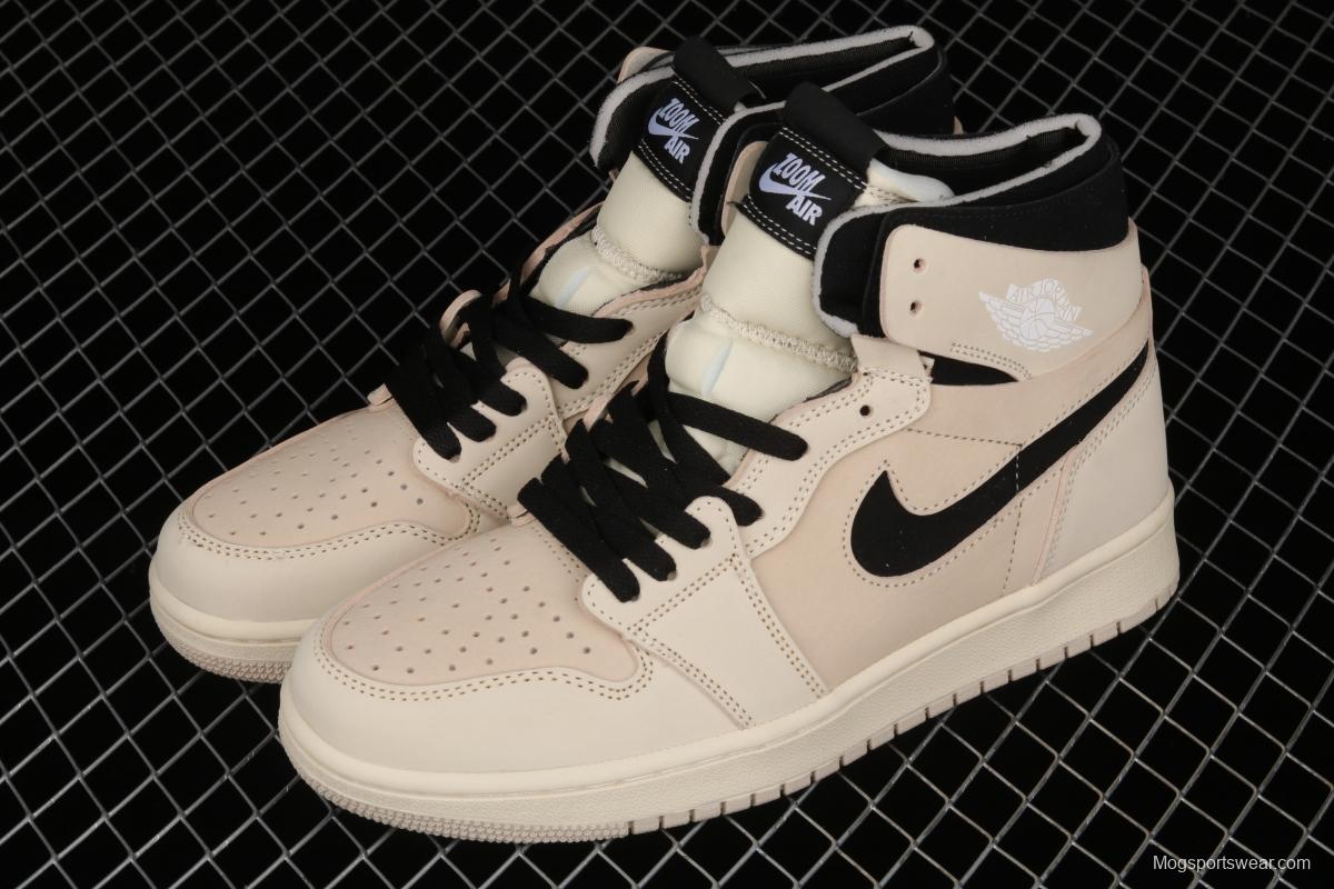 Air Jordan 1 Zoom CMFT Summit White Pearl Milk Tea Rice White CT0979-100