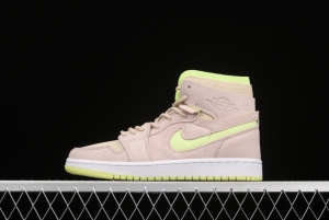 Air Jordan 1 Zoom Air CMFT vanilla high top basketball shoes CT0979-200