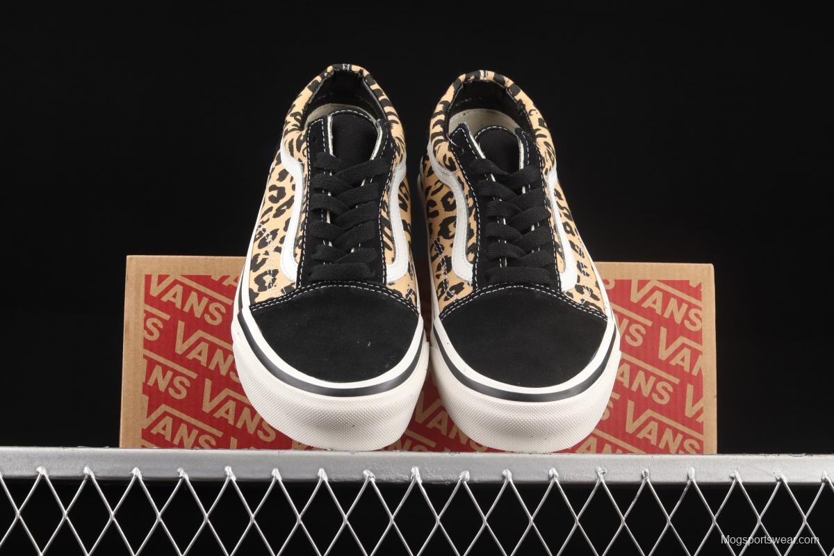 Vans Anahiem Factory Skool 36 DX Anaheim new leopard print low-top shoes VN0A54F39GI