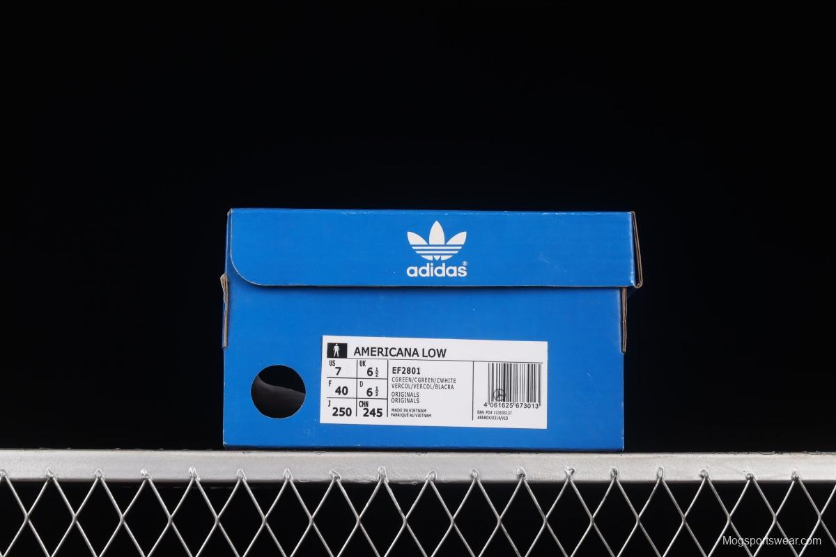 Adidas Originals Americana low EF2801 clover breathable fabric face campus wind low upper board shoes