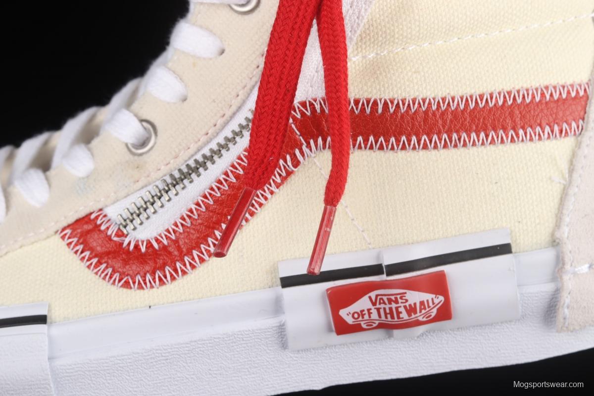 Vans Vault Sk8-Hi Reissue Ca deconstructionism high-top canvas vulcanized shoes VN0A3WM130L