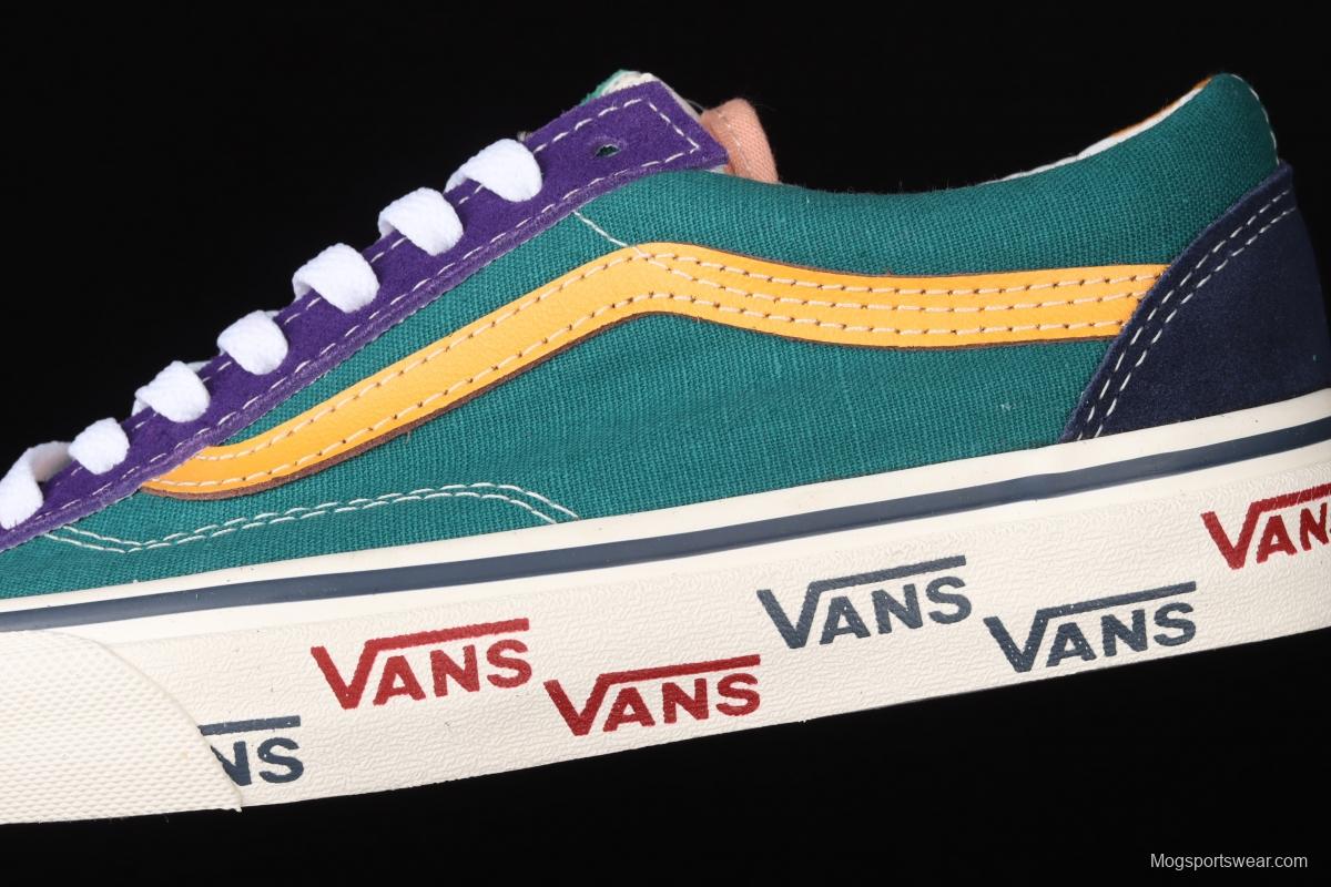 Vans Style 36 ice cream cream blue matching mandarin duck low upper board shoes VN0A54F66T6