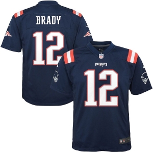 Youth Tom Brady Navy Rush Player Limited Team Jersey