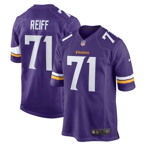 Men's Riley Reiff Purple Player Limited Team Jersey