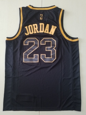 Michael Jordan 23 Black Golden Edition Jersey