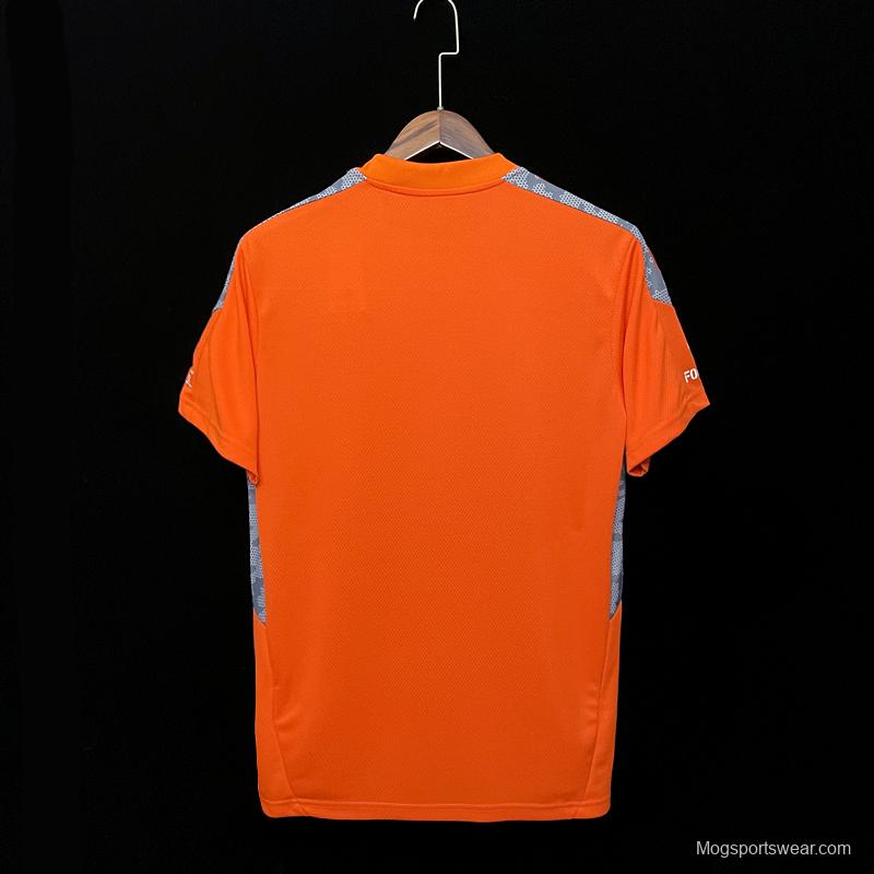 22/23 Chile Universidad De Goalkeeper Orange Jersey