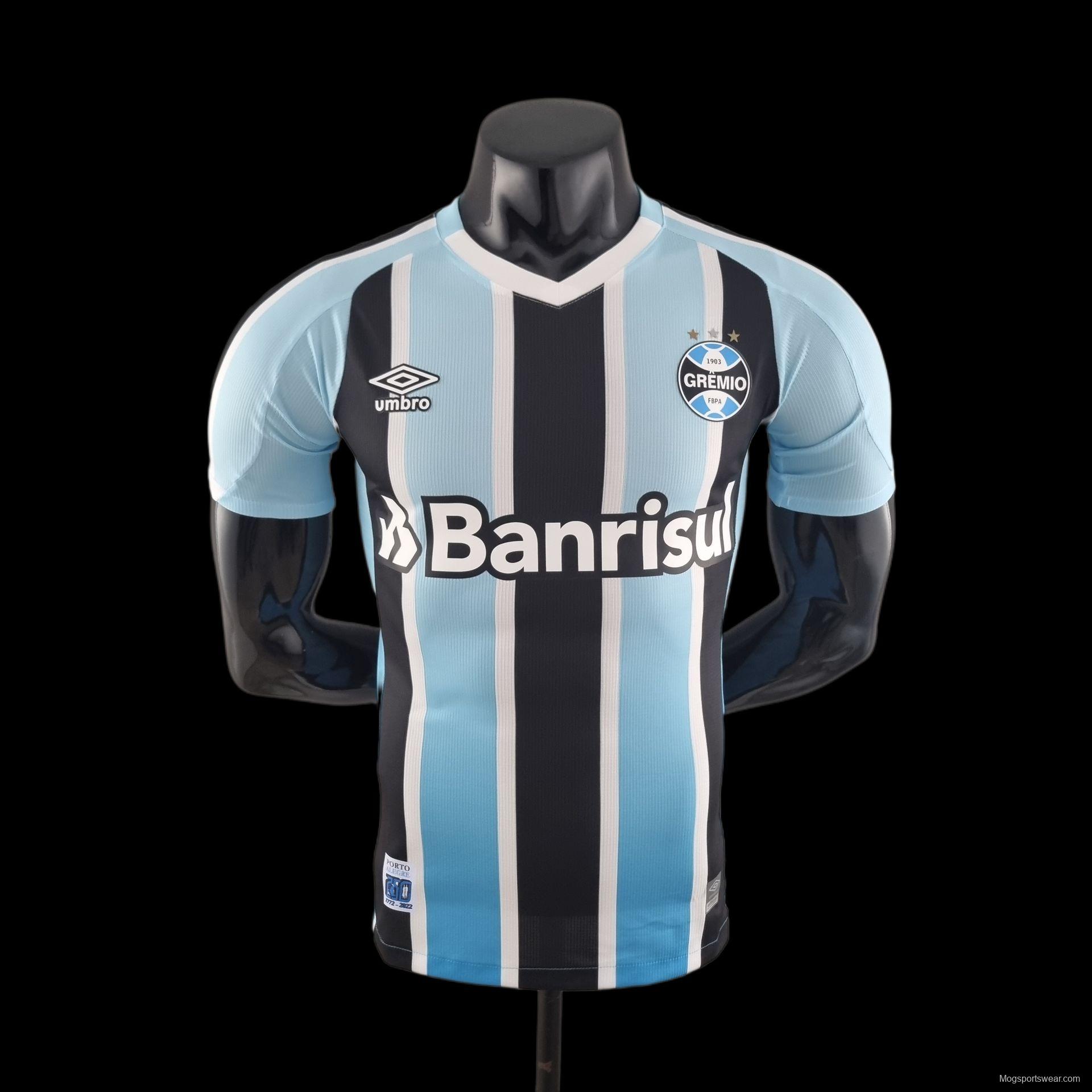 Player Version 22/23 Gremio Home Soccer Jersey