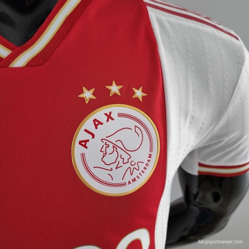 Player Version 22/23 Ajax Home Soccer Jersey