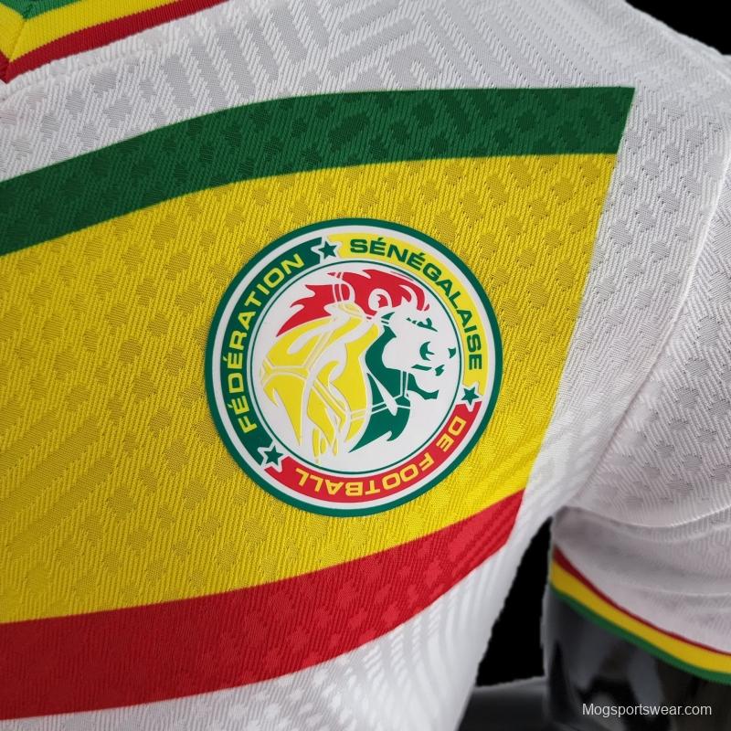 Player Version 2022 Senegal Home Soccer Jersey