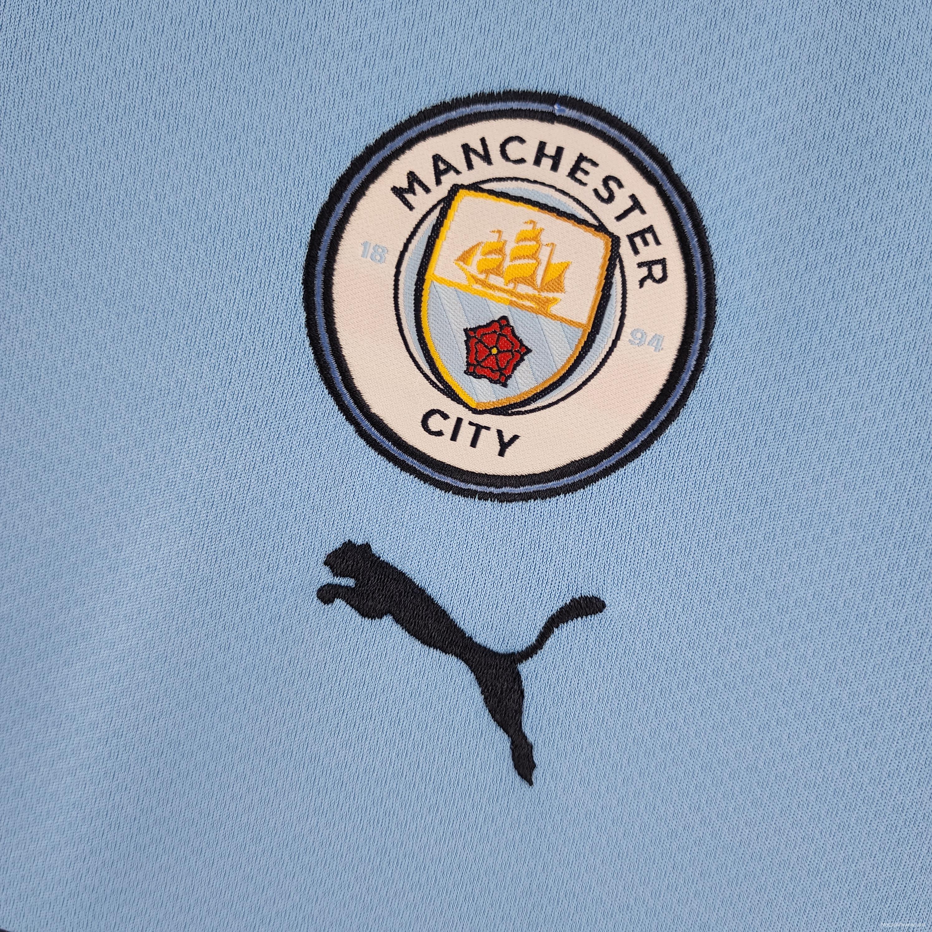 2022 Woman Manchester City Home Soccer Jersey