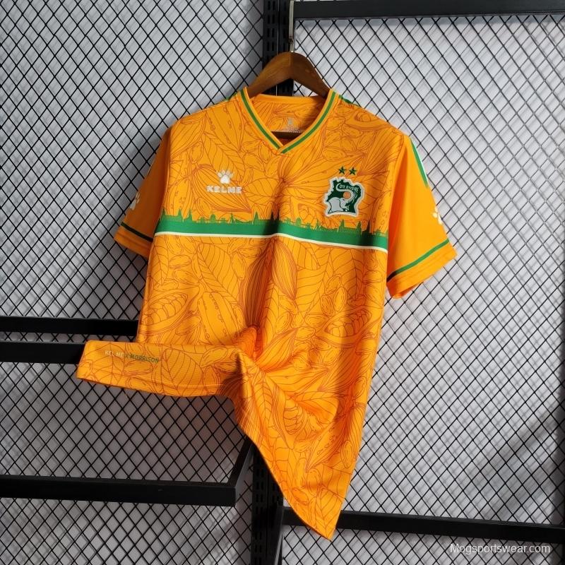 22/23 Ivory Coast Orange Training Jersey