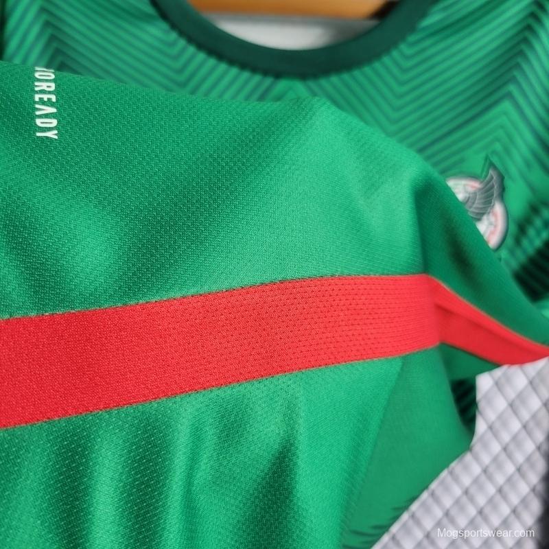 2022 Women's Mexico Home Soccer Jersey