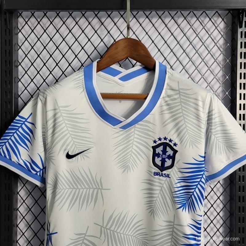 2022 Woman Brazil Special Edition White Jersey