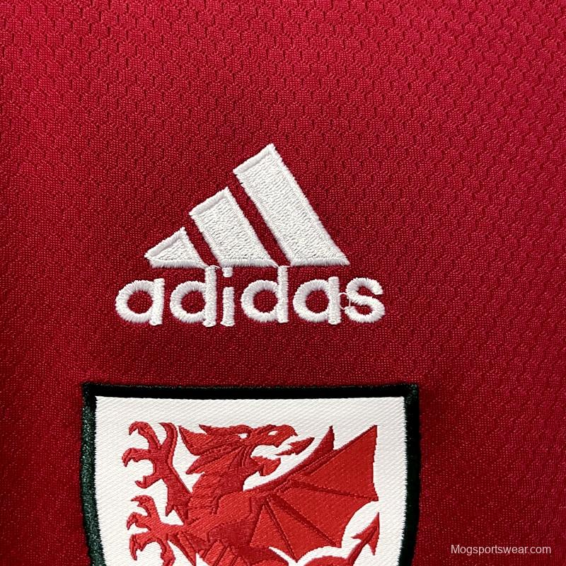 22/23 Wales Home Soccer Jersey