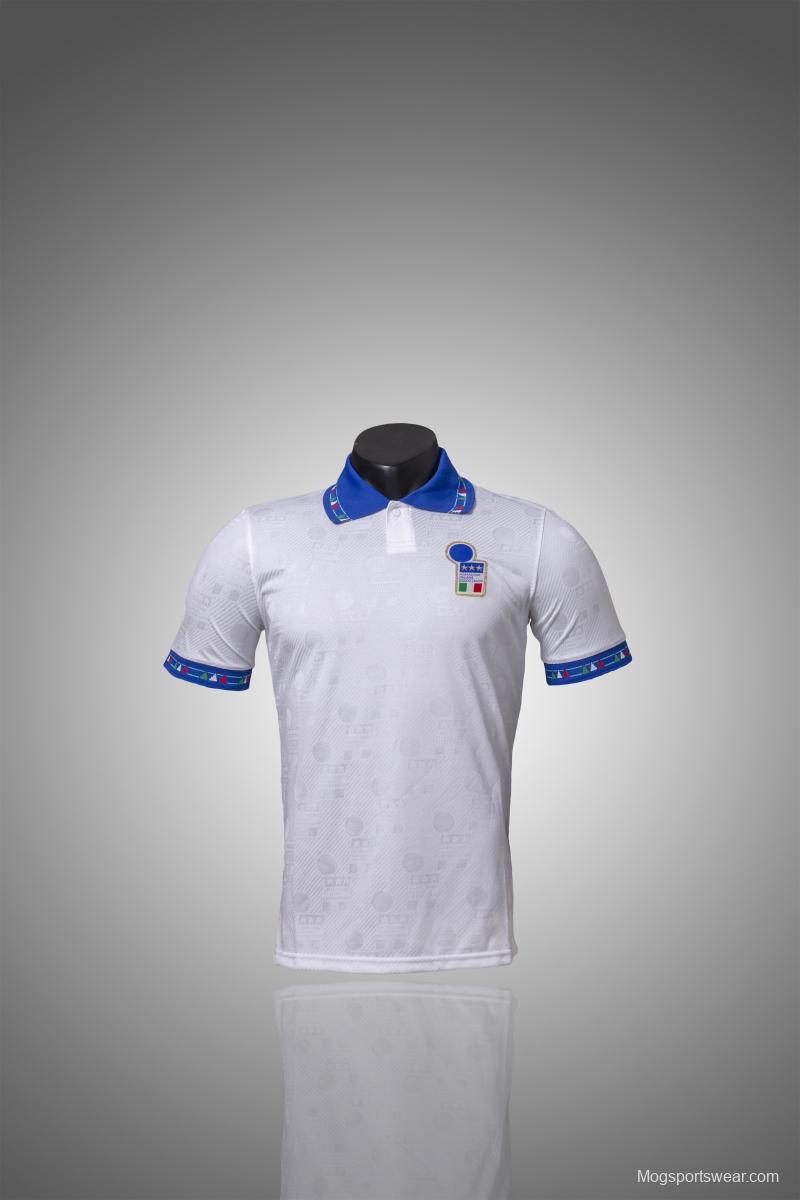 Retro 1994 Italy Away Soccer Jersey