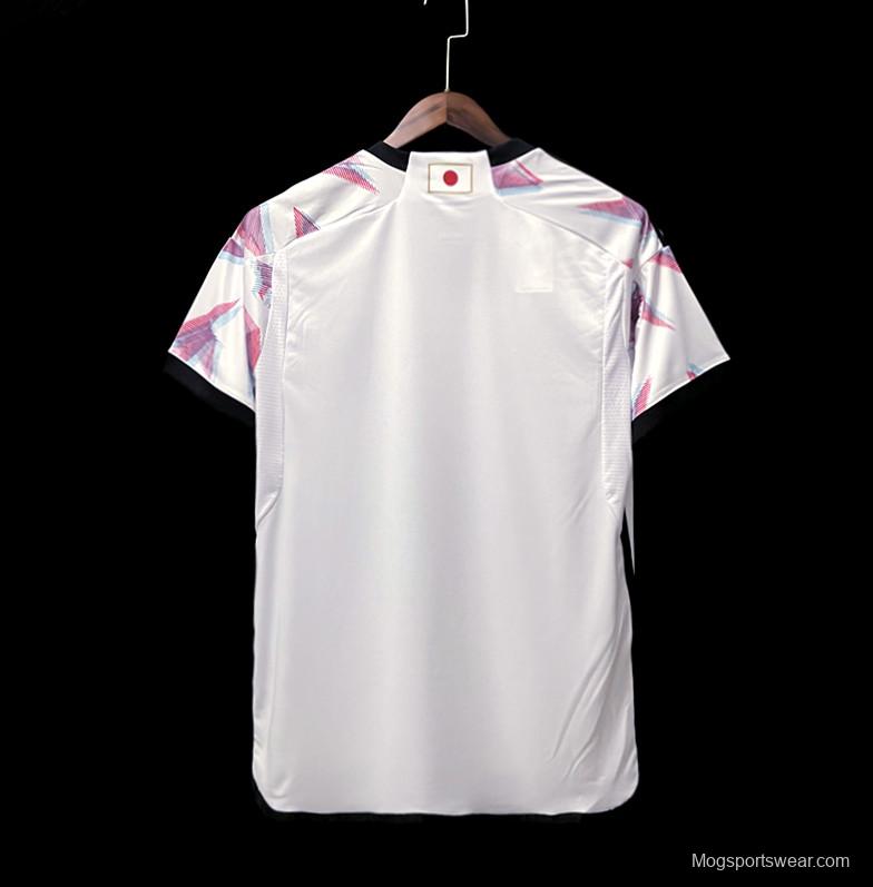 2022 Japan Away White Soccer Jersey