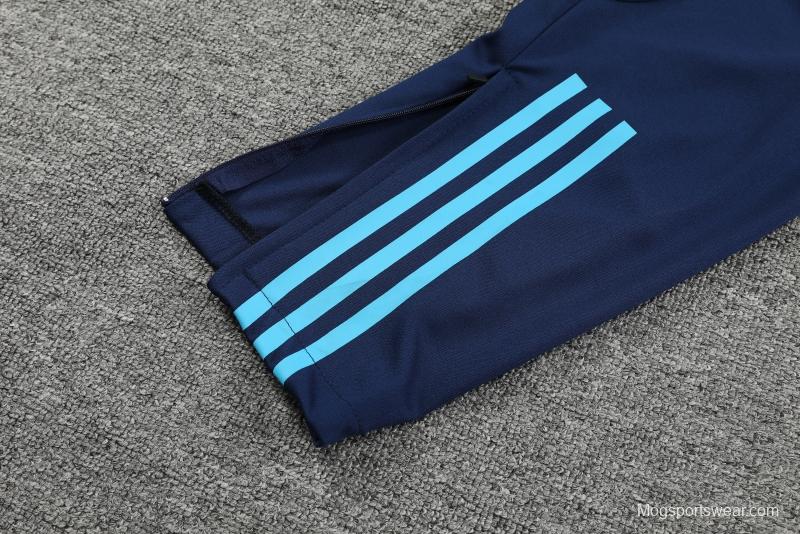 2022 Argentina Navy Half Zipper Tracksuit