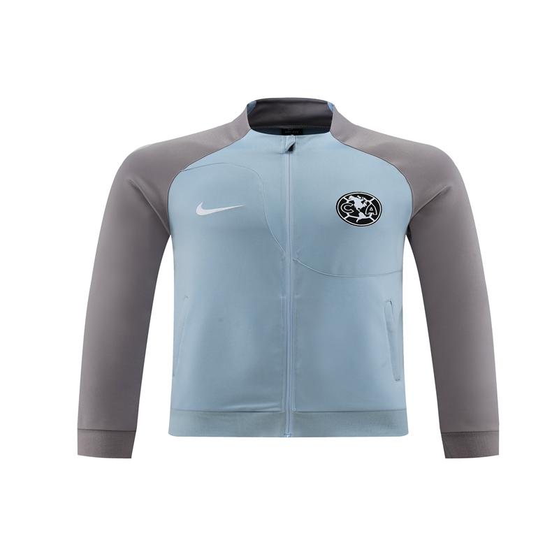 2022 Pumas Blue Gray Full Zipper Tracksuit