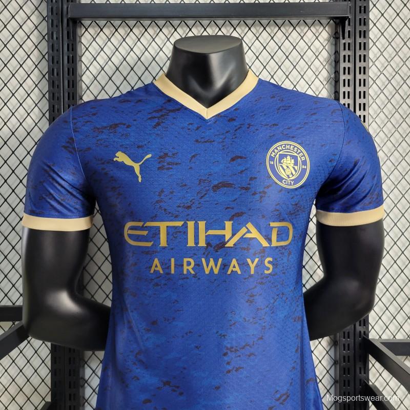 Player Version 23-24 Manchester City Special Blue Jersey