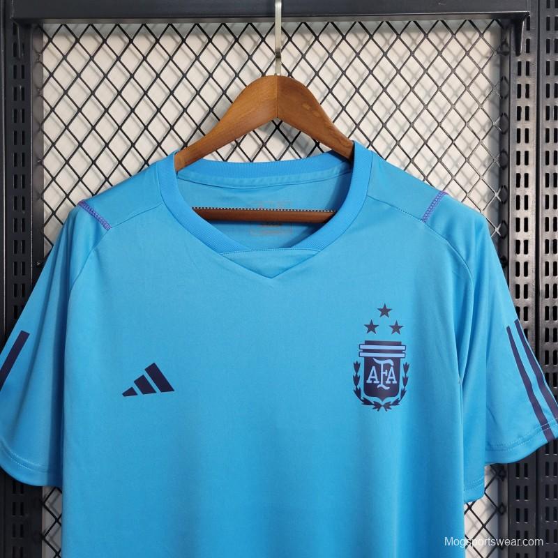 2023 Argentina Training Blue Jersey