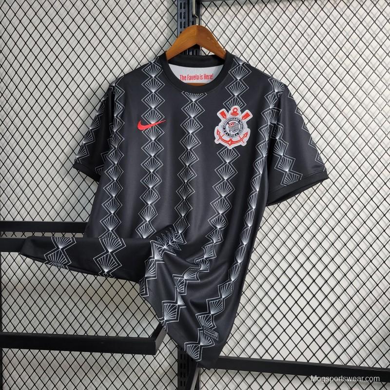 23-24 Corinthians Training Black Jersey