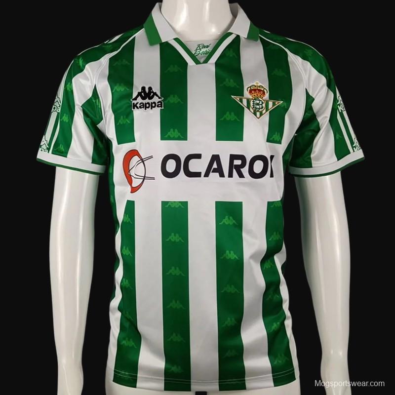 Retro 95/96 Real Betis Home Jersey