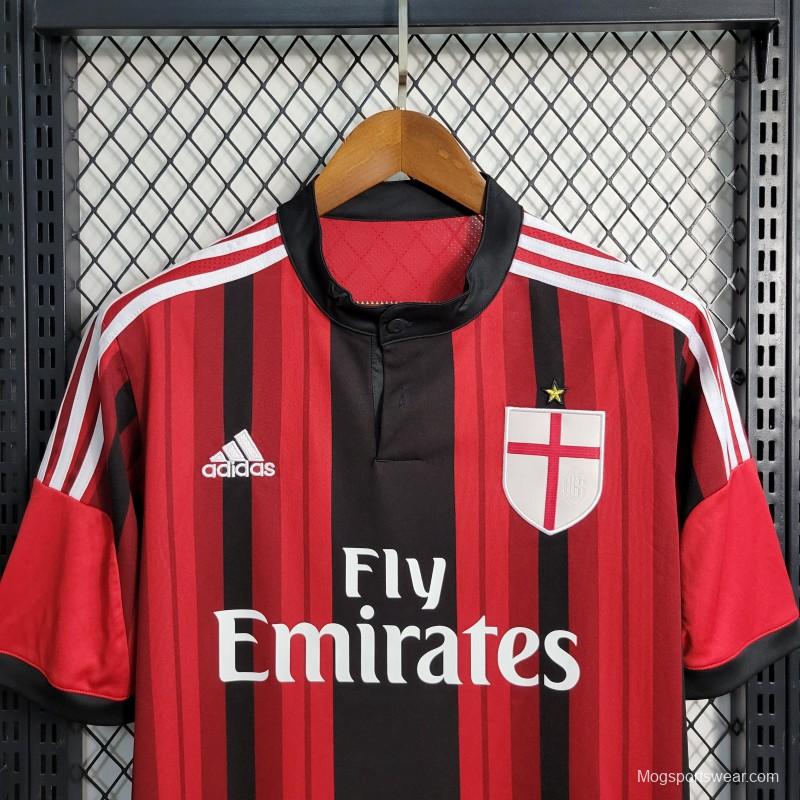 Retro 14/15 AC Milan Home Jersey