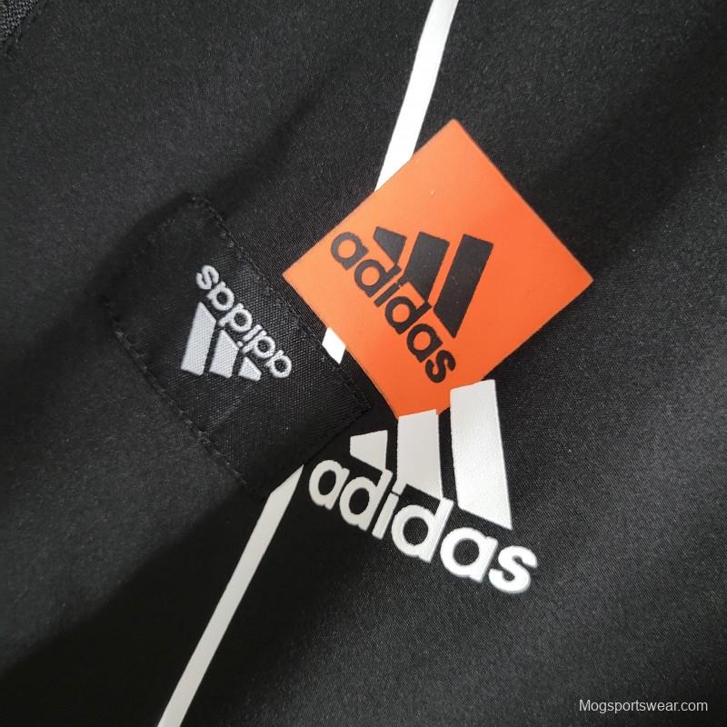 2023 Adidas Black Windbreaker