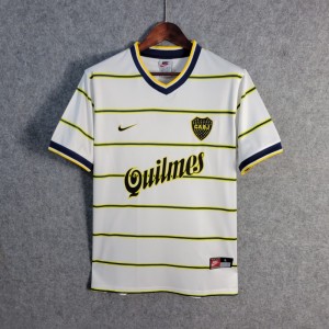 Retro 98/99 Boca Juniors Away White Jersey