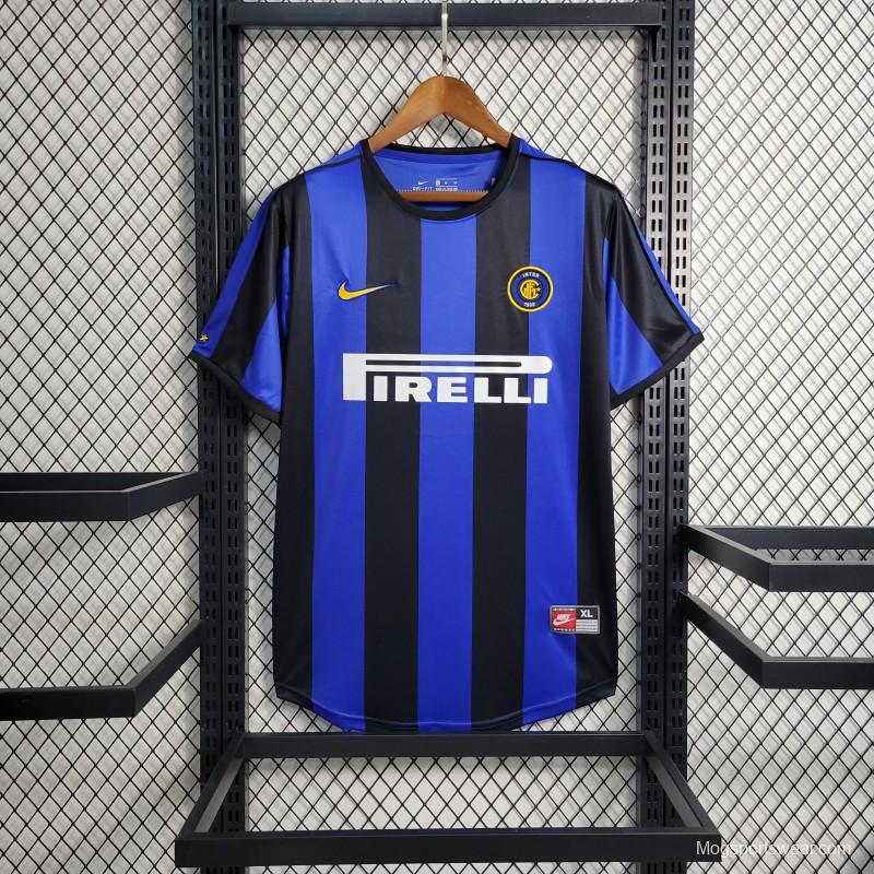 Retro 99-00 Inter Milan Home Jersey