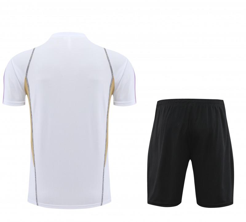 23 24 Real Madrid White Short Sleeve+Shorts