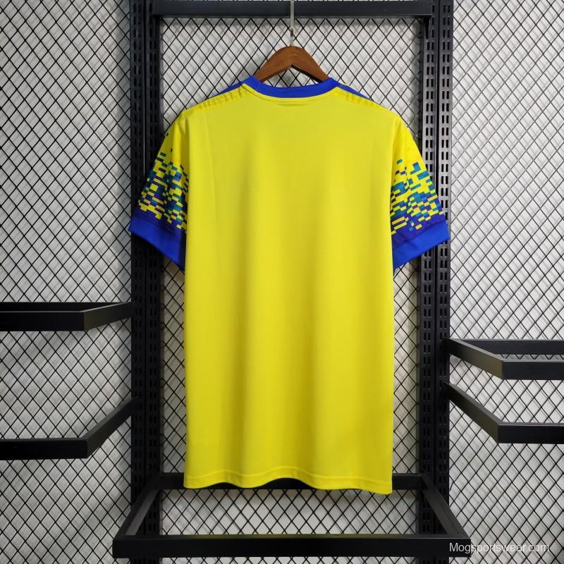 Retro 17-18 Flamengo Third Yellow Jersey