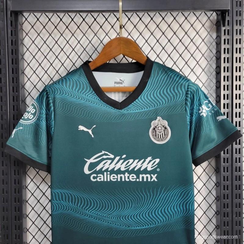 23/24 Kids Chivas Guadalajara Green Jersey