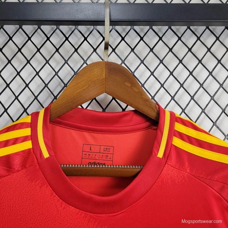 2024 Spain Home Jersey