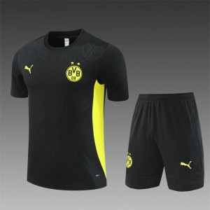 24/25 Borussia Dortmund Black Short Sleeve Jersey+Shorts