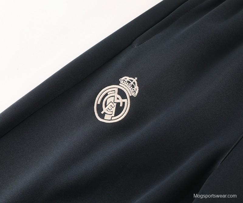 24/25 Real Madrid Light Pink Full Zipper Jacket +Long Pants