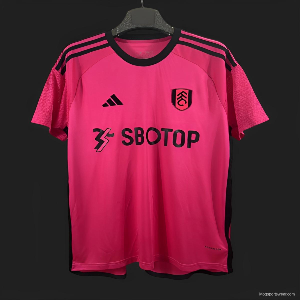 23/24 Fulham Away Pink Jersey