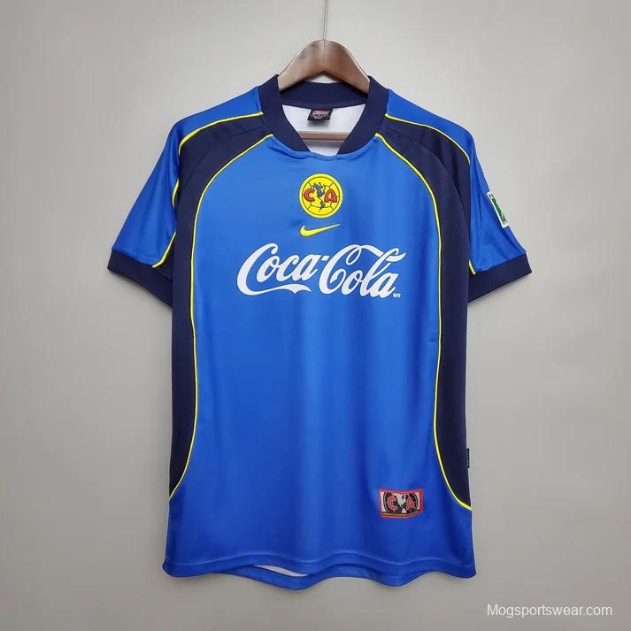 Retro 01/02 Club America Away Blue Jersey