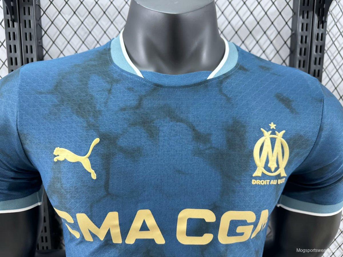 Player Version 24/25 Olympique Marseille Away Navy Jersey