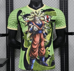 Player Version 2024 Japan Green Dragon Ball Son Goku Jersey