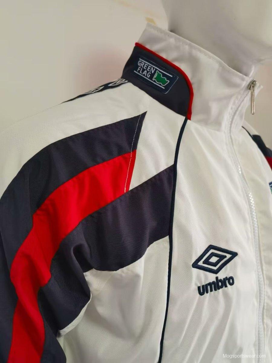 2024 England White Windbreaker